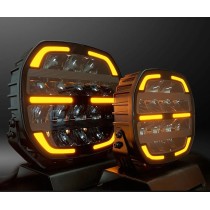 Projecteur LED Lumidrive Night Seeker 7″ – 13 104 lumens – Longue portée homologuée ECE